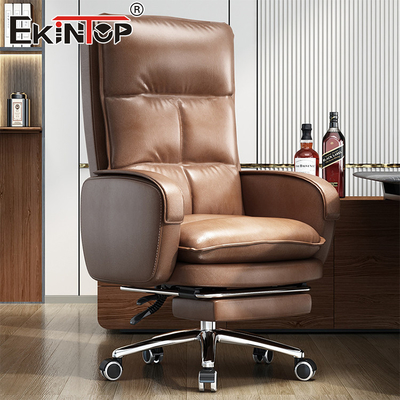 Muebles de oficina silla de cuero con altura ajustable silla de escritorio personalizada en el hogar