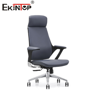 Silla de cuero de estilo moderno con reposacabezas sillas de descanso ajustables