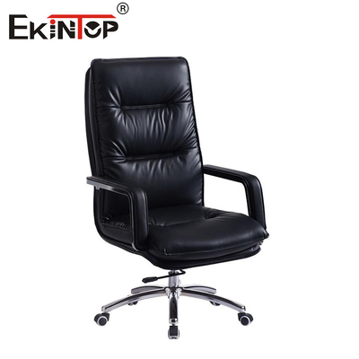 Silla de dormir de cuero acolchado de PU de respaldo alto ejecutivo ergonómico sillas de descanso