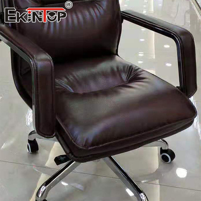 Cadeira de cuero de alta calidad con respaldo ergonómico de alta calidad Cadeiras de oficina