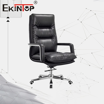 En la parte media de la espalda de cuero gerente de reuniones ejecutivo ergonomía silla de oficina sillas de oficina de calidad