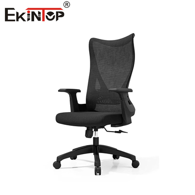 Silla giratoria ejecutiva con respaldo alto de diseño moderno