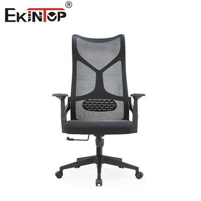 Muebles de oficina de espalda alta silla ejecutiva de malla ergonómica silla de oficina de tela