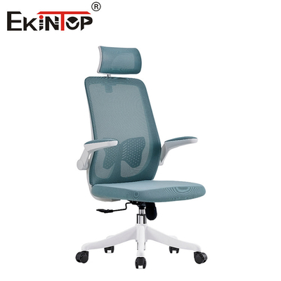 Silla giratoria ejecutiva de malla moderna con función de elevación Silla de oficina de tela