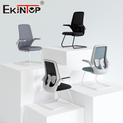 Silla giratoria de oficina ajustable de uso ejecutivo ergonómico Muebles de tela personalizada Silla de oficina
