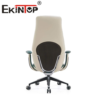 Fabrica silla de computadora muebles de oficina espalda alta PU de cuero gerente silla de oficina resistente