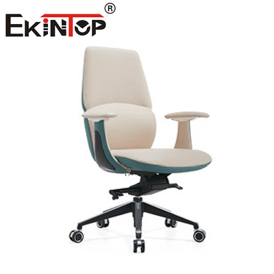 Silla de oficina giratoria de piel ergonómica de alta calidad sillas de club de cuero