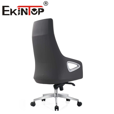 Muebles comerciales silla de oficina con espalda alta con sillas de cuero de diseño moderno