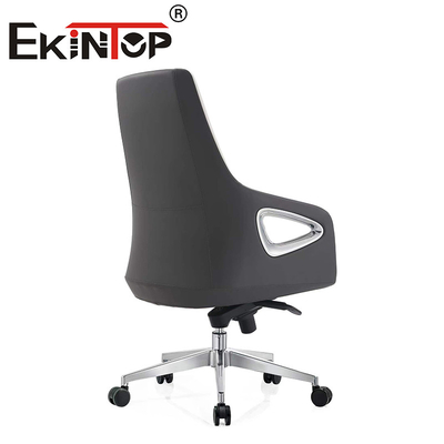 Silla de oficina ejecutiva ergonómica giratorio gerente moderno sillas de club de cuero