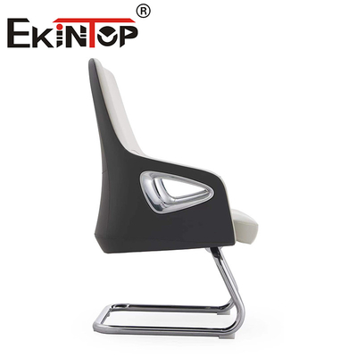 Diseño moderno Pu Cuero Blanco Silla ejecutiva de oficina Sillones de club de cuero