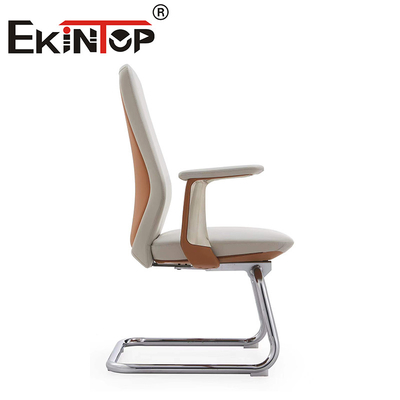Muebles de oficina personalizados sillas de ordenador de oficina ergonómicas con reposabrazos PU sillas de club de cuero