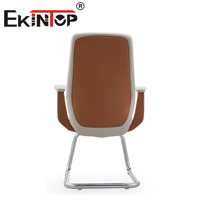 Muebles de oficina personalizados sillas de ordenador de oficina ergonómicas con reposabrazos PU sillas de club de cuero