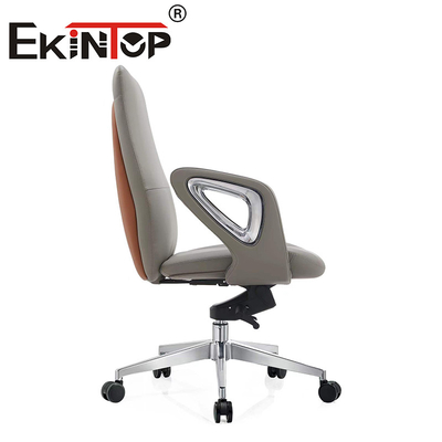 Muebles de oficina cómodos sillas de oficina ergonómicas sillas de club de cuero