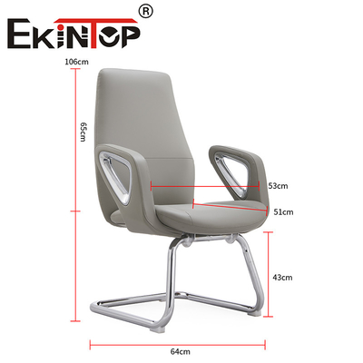 Muebles de oficina modernos Materiales de cuero sintético Sillones de club de cuero