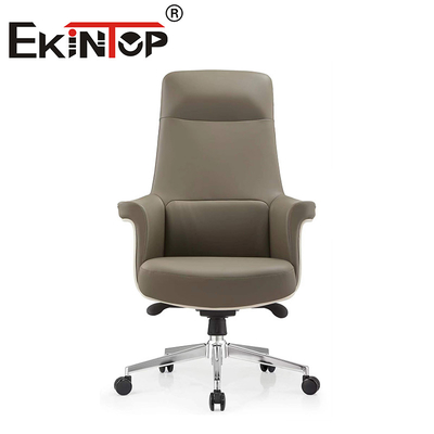 Silla comercial ejecutiva ergonómica multifunción Silla de cuero vegana