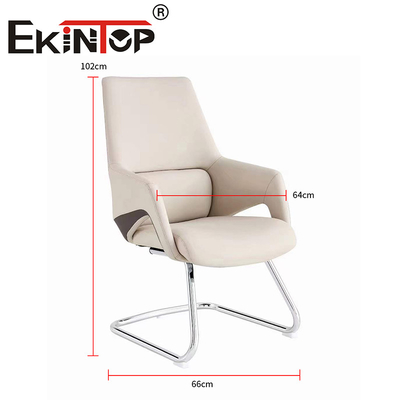 Muebles comerciales silla de reunión silla de oficina de cuero elegante silla de cuero vegana