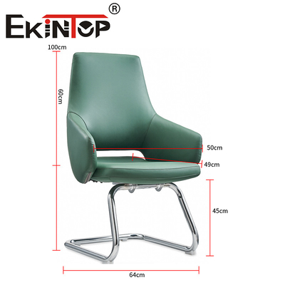 Muebles cómodos silla de oficina de cuero ejecutivo silla de oficina de cuero de vaca