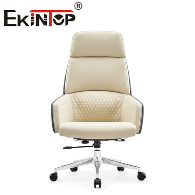 Muebles de oficina modernos de espalda alta de cuero de PU