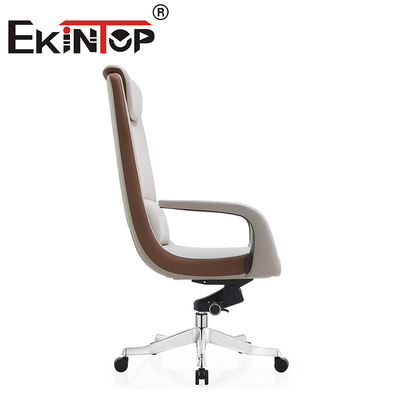 Silla ejecutiva de oficina giratoria de reuniones de computadora silla de cuero silla de oficina de cuero de vaca