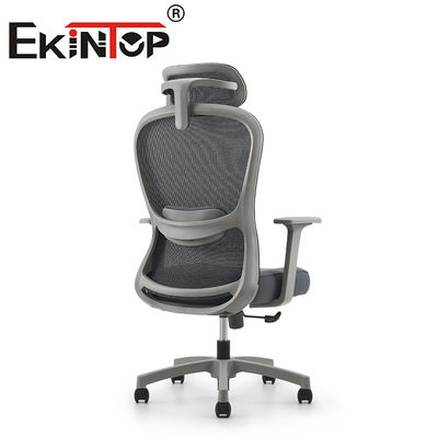 Silla de oficina ejecutiva moderna Ergonomía asiento giratorio ajustable silla de trabajo de malla comercial