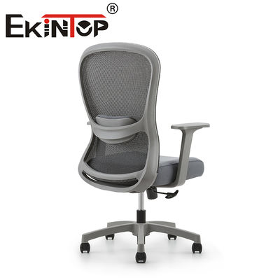 Silla de oficina ergonómica moderna de tela giratoria cómoda al por mayor, silla de trabajo de malla