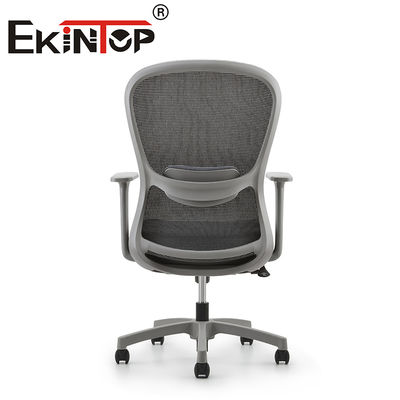 Silla de oficina ergonómica moderna de tela giratoria cómoda al por mayor, silla de trabajo de malla
