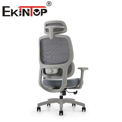 Silla de oficina de computadora con respaldo alto ajustable personalizada al por mayor, silla de malla para tareas