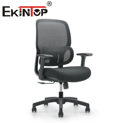 Silla de oficina ergonómica para el hogar, cómoda, de estilo moderno, con respaldo de malla, precio de fábrica, silla de trabajo de malla