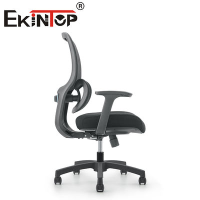 Silla de oficina ergonómica para el hogar, cómoda, de estilo moderno, con respaldo de malla, precio de fábrica, silla de trabajo de malla