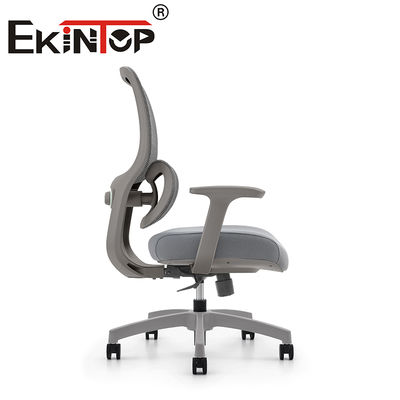 Silla de oficina giratoria de malla con respaldo alto y reposabrazos ergonómicos modernos para el hogar, silla de trabajo de malla