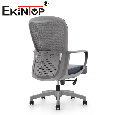 Silla elevadora moderna de malla respirable gris cómoda silla de oficina ergonómica silla de malla silla de trabajo