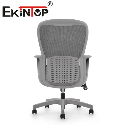 Silla elevadora moderna de malla respirable gris cómoda silla de oficina ergonómica silla de malla silla de trabajo