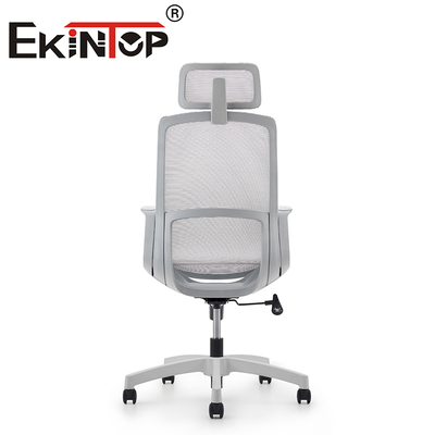 Silla de oficina ejecutiva giratoria ergonómica moderna de fábrica, silla de malla con respaldo alto