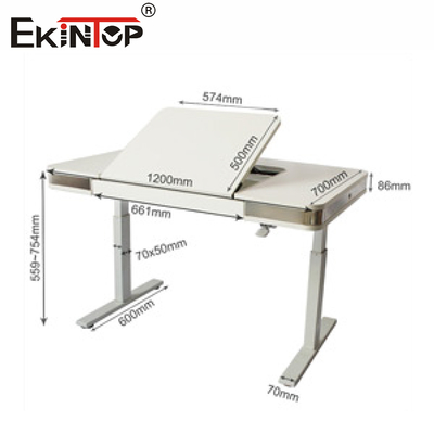 Nuevo diseño moderno ajustable ergonómico Muebles para el hogar inteligente Escritorio de pie para el hogar