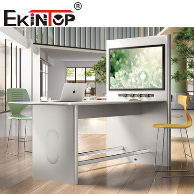 Mesa de conferencia rectangular extensible de aluminio EKintop para reuniones de negociación y ocio