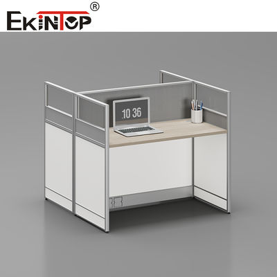 Ekintop Muebles de oficina modernos Modulares personalizados Cubicle de personal Partición Estaciones de trabajo Escritorio