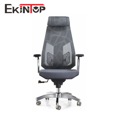 Apoyabrazos de Officeworks Gray Malla Chair Girar Ergonómico With PP