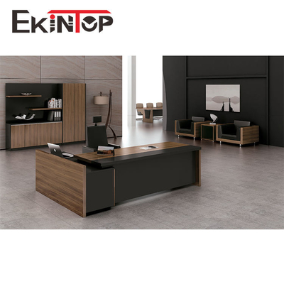 ODM en forma de L del escritorio de madera moderno 2400mm×1850mm×750m m de la melamina