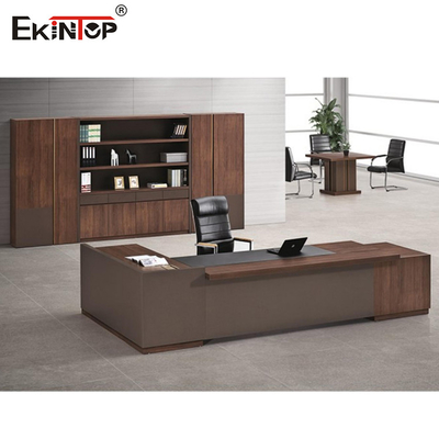 Muebles en forma de L modernos del escritorio de oficina para el ODM de director Gerente CEO Boss