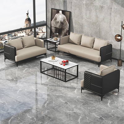 Modular ajusMesa de Seater del estilo de la oficina del sofá europeo 1 del salón