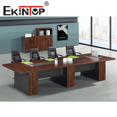 Mesa de reunión de lujo moderna de la sala de juntas de la mesa de conferencias de los muebles con el MDF