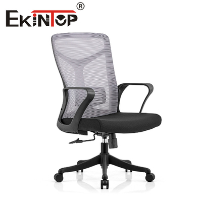 Sitzone - Silla de malla giratoria ajustable en altura, ergonómica, reclinable, con respaldo medio, para el hogar y la oficina