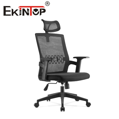 Silla ergonómica de la malla de la oficina de la altura de la parte posterior alta de la muestra libre con el reposacabezas
