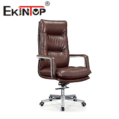 Eslabón giratorio ergonómico de cuero moderno de la silla de la oficina ejecutiva para la sala de reunión