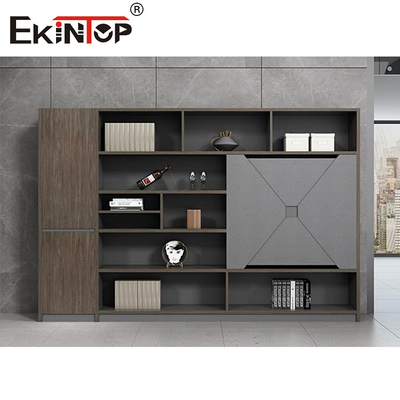 ODM lateral de lujo del OEM del gabinete de almacenamiento de fichero de madera del estante para libros del fichero de 4 cajones