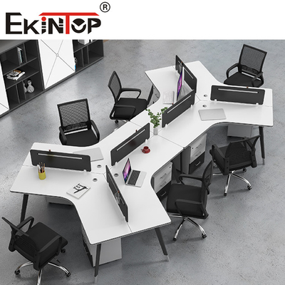 muebles modernos de la oficina conceptora del puesto de trabajo del cubículo de la división de la oficina de 2 4 6 personas