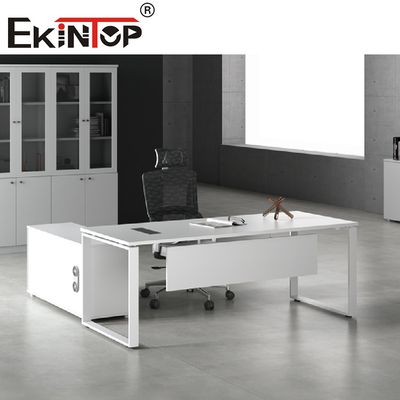 Tabla en forma de L de madera moderna de la oficina ejecutiva del escritorio de lujo de los muebles de oficinas