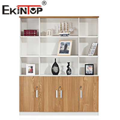 Gabinetes de almacenamiento de madera de la oficina con los cajones para los muebles del sitio de la oficina