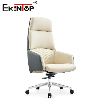 Silla de oficina de cuero de encanto contemporáneo de ODM Apel moderno Comodidad sin igual