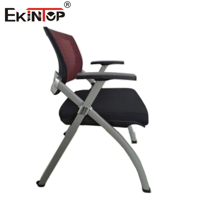 Diseño plegable de silla de entrenamiento y almohadilla de espuma de mesa negra moderna